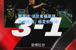 雷竞技:法兰克福赢得关键胜利，稳定积分排名