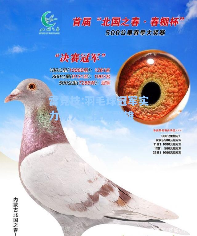 羽毛球冠军实力惊人，技压群雄