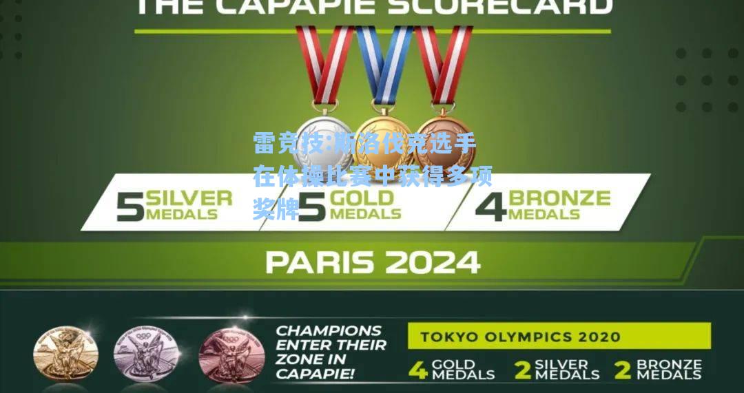 斯洛伐克选手在体操比赛中获得多项奖牌