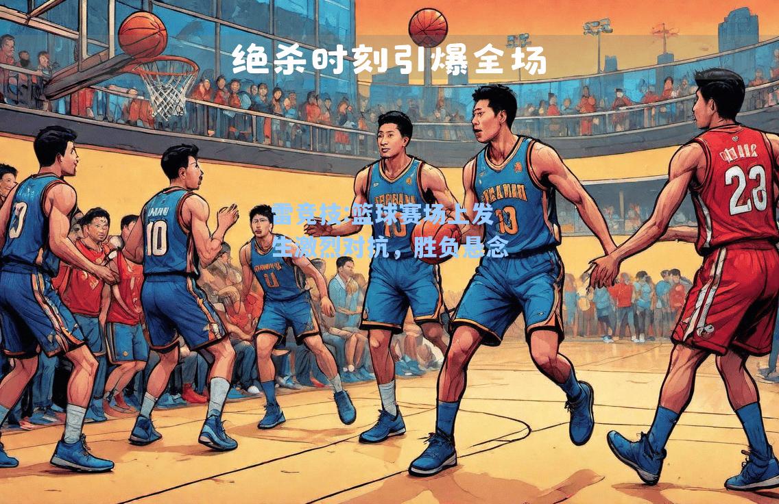 篮球赛场上发生激烈对抗，胜负悬念